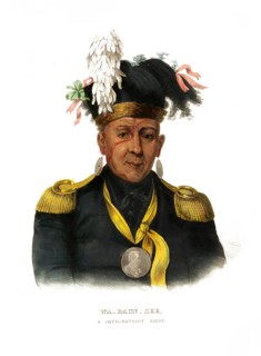 American Indian, Native American, Lake Wa-Baun, Chief of the Pottawatomie Tribe, United States of