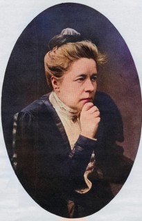 Selma Lagerlof, 1858-1940, Swedish author, writer, Nobel Prize for Literature 1909, Illustration