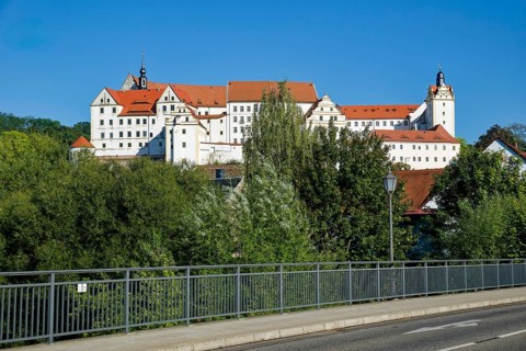 Renaissance Colditz Castle with escape museum about Allied prisoners of war and youth hostel,