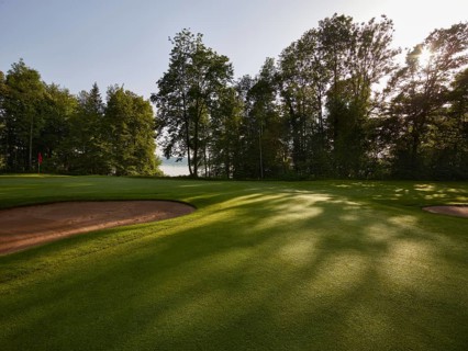 Golf course, sand bunker