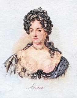Queen Anne, 1665-1714, Queen of Great Britain from 1702 to 1714 Second daughter of James II,