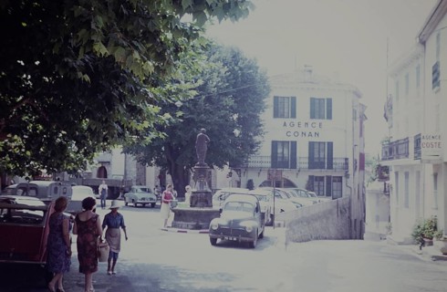 Historic village of Mougins, Alpes Maritimes department in south-east France, France 1960s