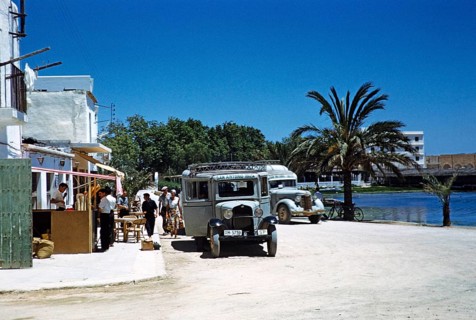 Busse nach San Antonio, San Antonio, Insel Ibiza, Balearische Inseln, Spanien, 1950er Jahre