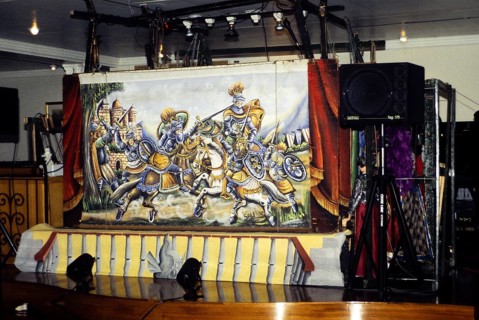 Figli d'Arte Cuticchio, the Opera dei Pupi, marionette puppet show, Sicliy, Italy 1999