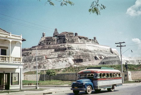 San Felipe de Barajas Castle, Cartagena, Colombia, South America 1961, South America