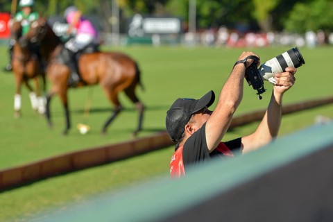 Scene from the 131st Argentine Open Polo Championship (Spanish: Campeonato Argentino Abierto de