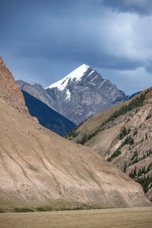 Mountain landscape, Tian Shan, Sky Mountains, Sary Jaz Valley, Kyrgyzstan, Asia