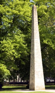 The obelisk in the centre of Queen Square, Bath, Somerset, England, UKerected by Beau Nash in 1738