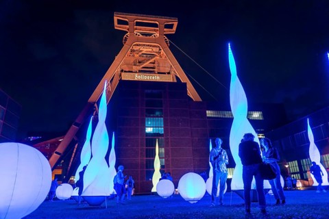 Extraschicht, Night of Industrial Culture, music, action, attractions, culture, art, show at 43