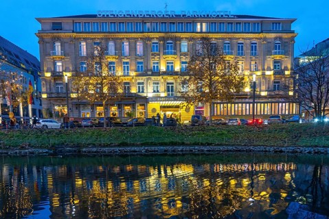 Steigenberger Parkhotel, on Königsallee, Kö, in the city centre of Düsseldorf, North