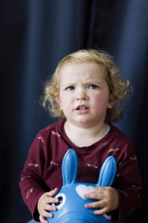 Portrait of a two year old boy, Bonn, 25.05.2023