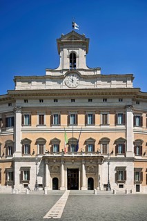 Palazzo Montecitorio, Parliament, Piazza Montecitorio, Rome, Lazio, Italy, Europe