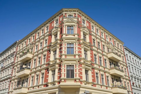 Old buildings, Willibald-Alexis-Straße, Chamissoplatz, Kreuzberg, Berlin, Germany, Europe