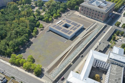 Topography of Terror, Niederkirchnerstraße, Kreuzberg, Friedrichshain-Kreuzberg, Berlin, Germany,