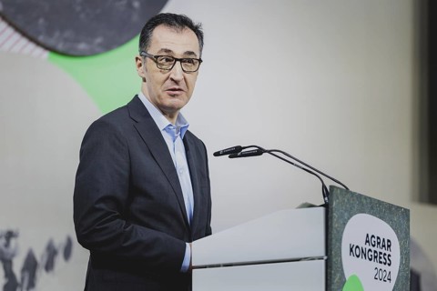 Cem Özdemir (Alliance 90/The Greens), Federal Minister of Agriculture and Food, recorded during a