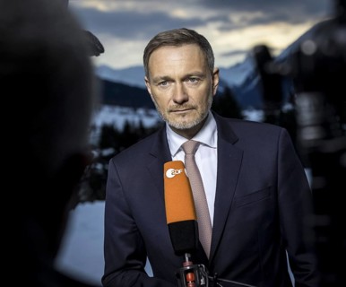 Christian Lindner (FDP), Federal Minister of Finance, photographed during his participation in the