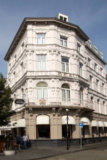Hotel Beaumont built 1912 in the Wyck area of central Maastricht, Limburg province, Netherlands