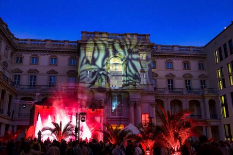 Concert at the Schlüterhof, Humboldt Forum, Berlin, Germany, Europe