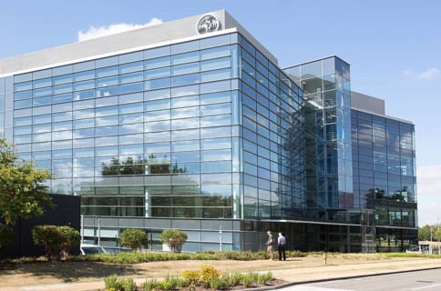 Bayer plc pharmaceutical company headquarters building, Green Park Business Park, Reading,