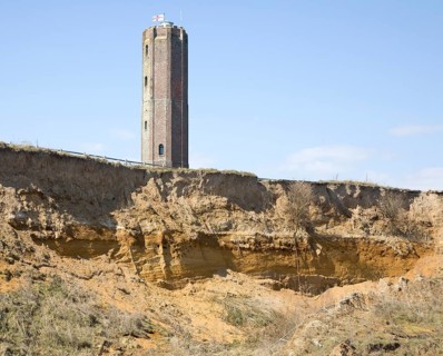 Naze tower built in 1720 as a navigational mark, Walton on the Naze, Essex, England, United