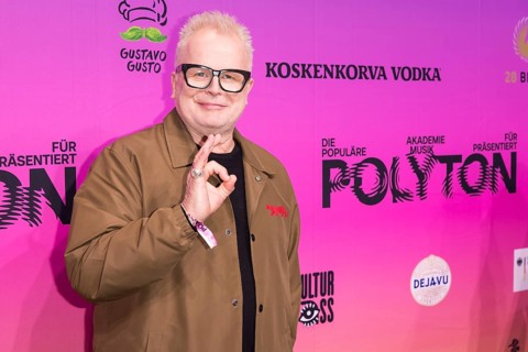 Herbert Grönemeyer on the red carpet in front of the Polyton 2024 award ceremony in Berlin's