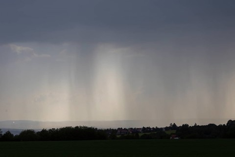 Storm on the Triebenberg near Dresden, Dresden, Saxony, Germany, Europe