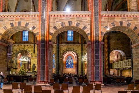 Interior of Bremen's St Peter's Cathedral, Free Hanseatic City of Bremen, Germany, Europe