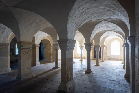 The Lippoldsberg Monastery with the Church of St George and St Mary is a former Benedictine