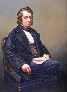 John Arthur Roebuck, 1801-1879, British politician. Painted by DJ Pound after a photograph by