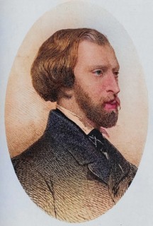 Alfred Louis Charles De Musset, 1810, 1857, French playwright, poet and novelist. From the book The