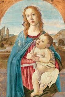 Virgin and Child (ca. 1485), Virgin and Child, Painting by Sandro Botticelli (1 March 1445, 1510),