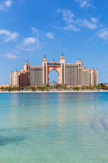 Dubai Atlantis Hotel on The Palm Jumeirah artificial island in Dubai, United Arab Emirates, Asia