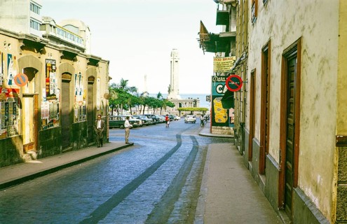 Plaza de la Candelaria, Santa Cruz de Tenerife, Tenerife, Canary Islands, Spain 1963 View of