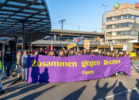 Demonstration of more than 14000 people against the AfD and the Merz-CDU and their asylum policy,