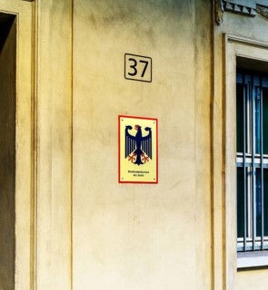 Federal Ministry of Justice, Mohrenstraße in Berlin Mitte, Germany, Europe