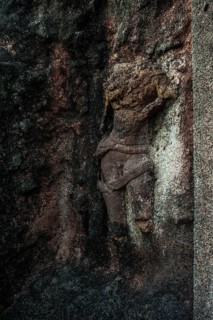 Sculpture dharashiv caves, osmanabad, Maharashtra, India, Asia