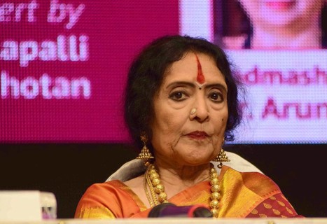 Bollywood actor and Carnatic singer Vyjayanthimala during M S Subbulakshmi Centenary Awards, in