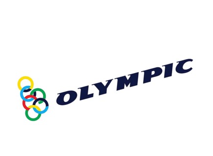 Turned to the left, Olympic Air logo, airline, logo