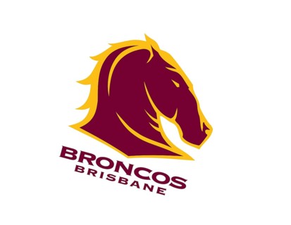 Turned to the right, Brisbane Broncos logo, logo