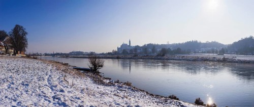 Meissen, Silhouette in Winter