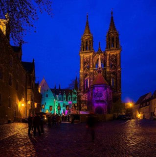 Medieval market at the Albrechtsburg in Meissen