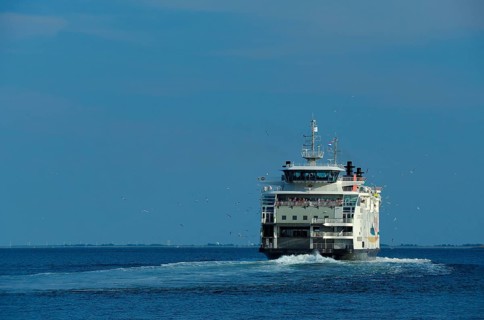 Ferry Dokter Wagemaker, between Den Helder and Texel, island of Texel, North Holland, Netherlands