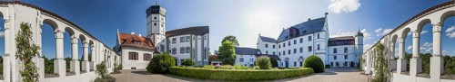 Castle in Illertissen Panorama Germany