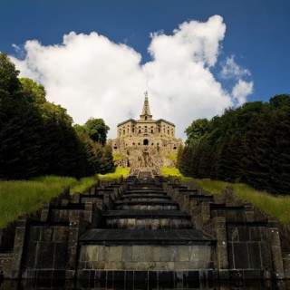 Bergpark Wilhelmshöhe, Hercules Building with the Great Cascades, UNESCO World Heritage Site,