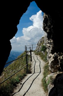 View from the Wendelstein into the surroundings, August, Bavaria, Germany, Europe