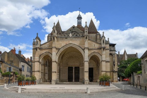 Basilica Collégiale Notre-Dame, Collegiate Church, Beaune, Côte-dOr Department,