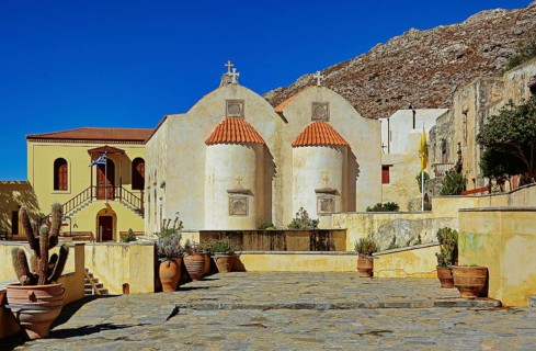 Preveli Monastery, South Coast Crete, Greece, Europe