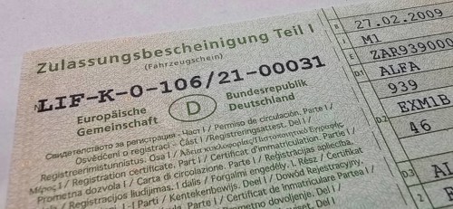 Car, passenger car, documents, registration, vehicle registration certificate, registration