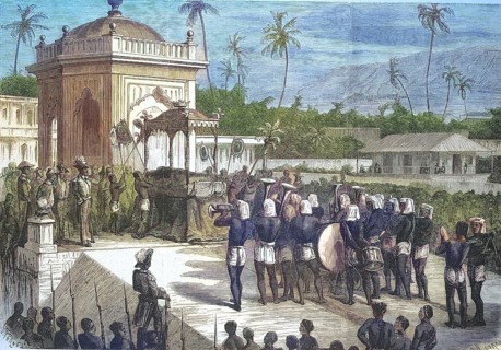 Solemn Funeral of the Queen of Madagascar, Rasoherina (1814) (1 April 1868), Historic, digitally