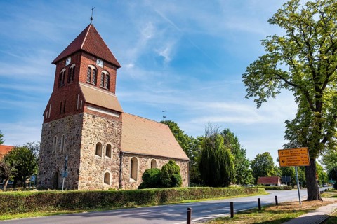 Wensickendorf village church, Oberhavel district, Brandenburg, Germany, Europe